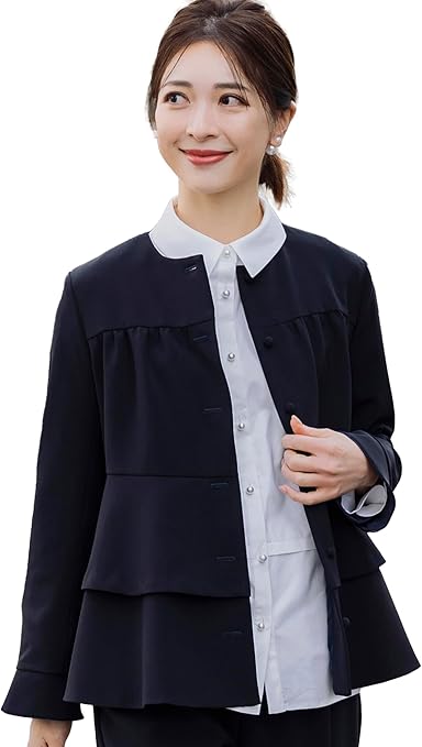 SONO サイドティアードジャケット Amazon | [ソーノ] ジャケット NAVY-MumMumダブルクロス